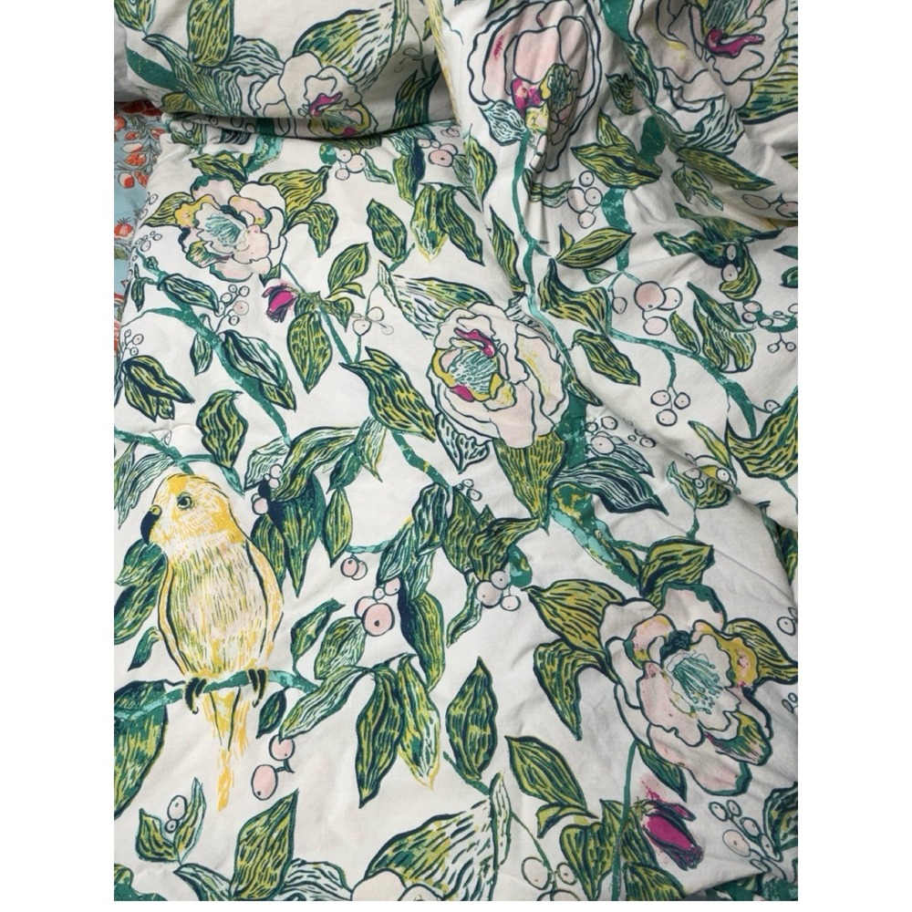 opalhouse jungalow canary tropical bird comforter Twin Reversible Retired Rare‎